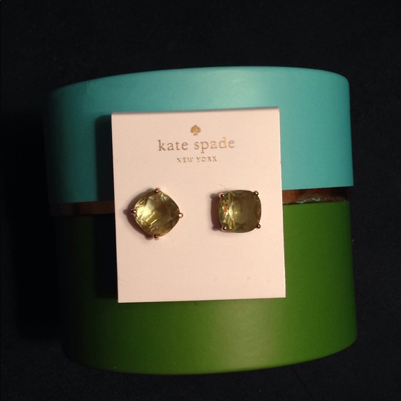 Mediterranean Blue Kate Spade earrings (brand new) - Picture 2 of 6